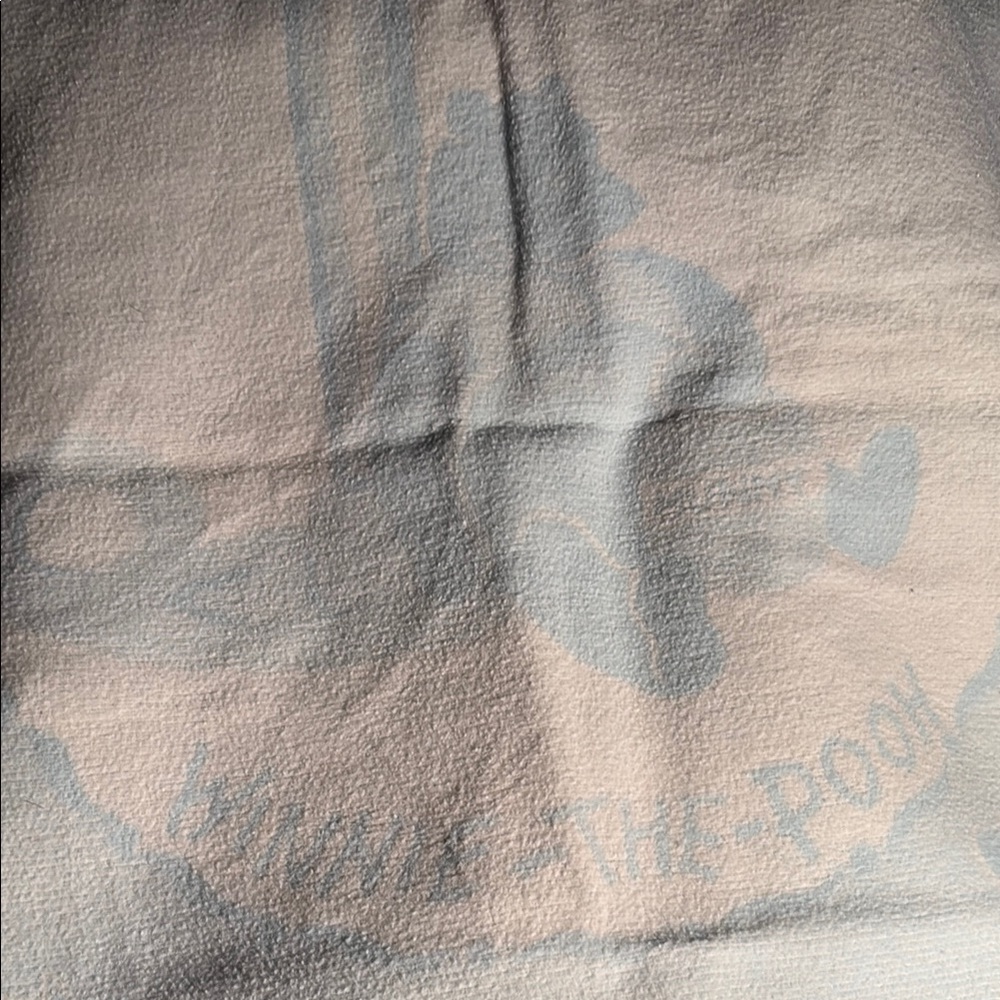 Very old‎ Winnie the Pooh Blanket cotton crib blanket by snuggle rug 403